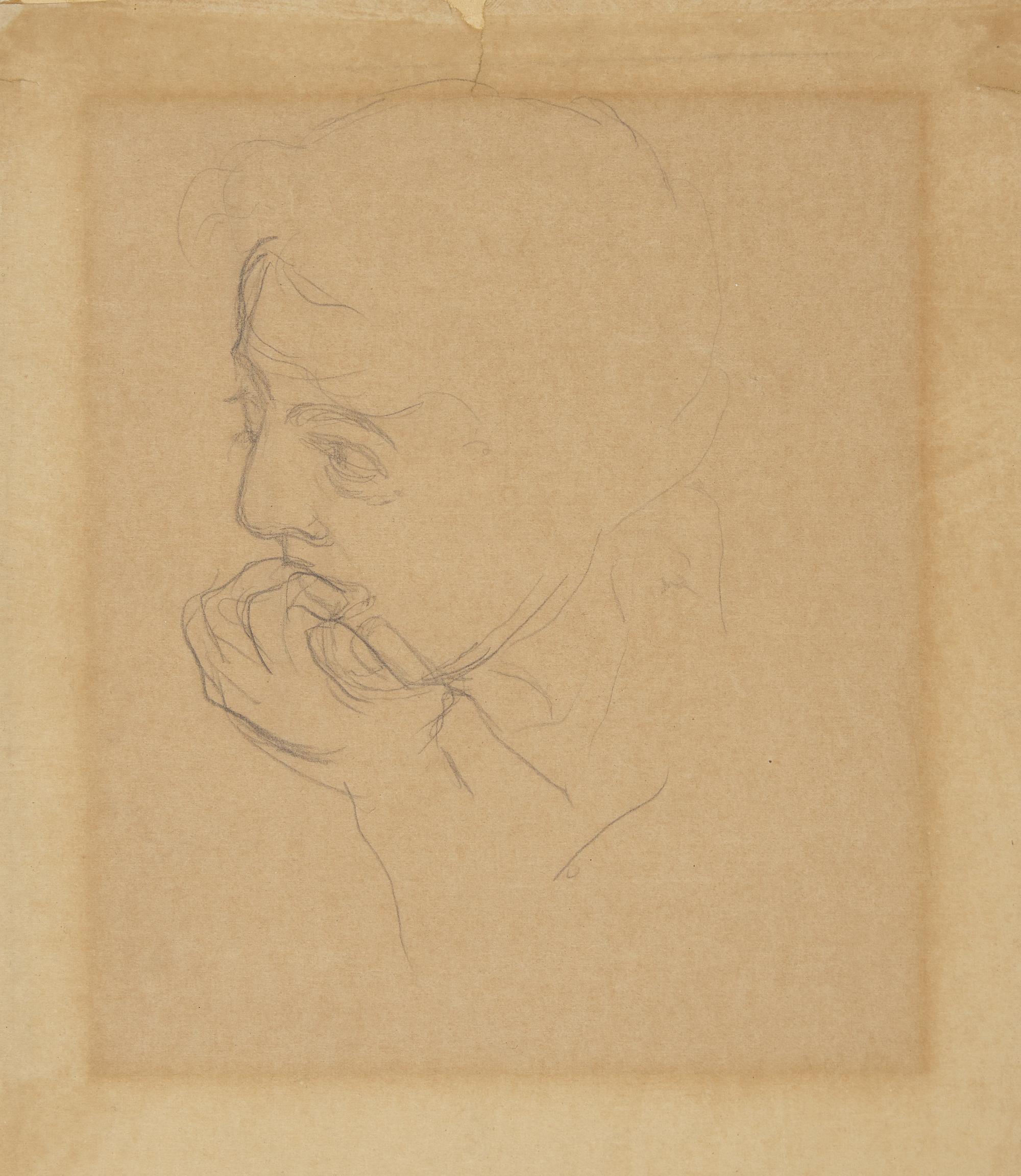 Diego Rivera (Mexican, 1886-1957) — The Pensive Man, 1927