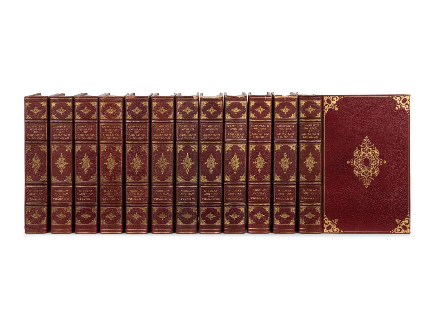 LINCOLN, Abraham (1809-1865). Complete Works...edited by John G. Nicolay and John Hay . New York: Francis D. Tandy Company, 1905.