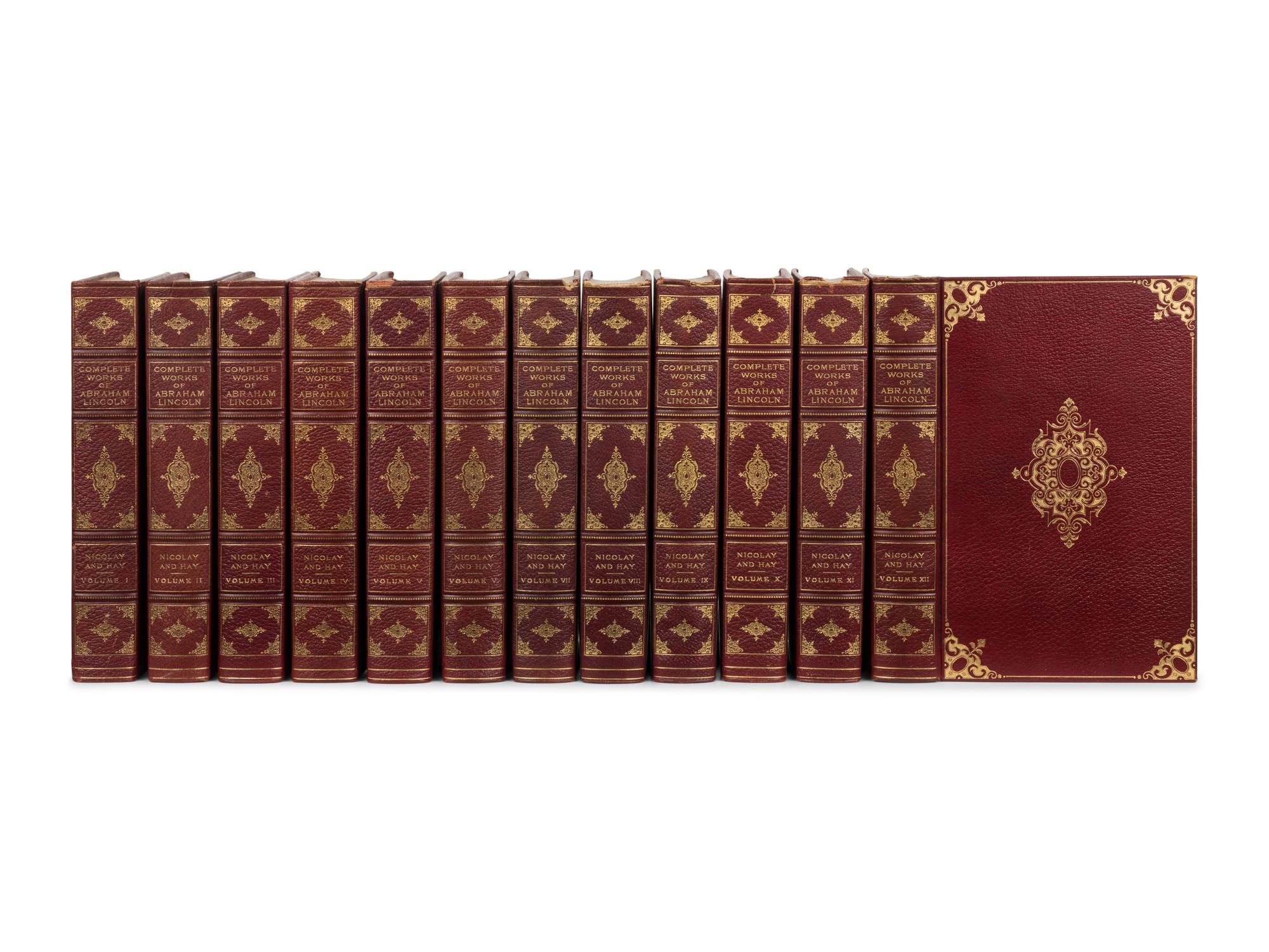LINCOLN, Abraham (1809-1865). Complete Works...edited by John G. Nicolay and John Hay . New York: Francis D. Tandy Company, 1905.