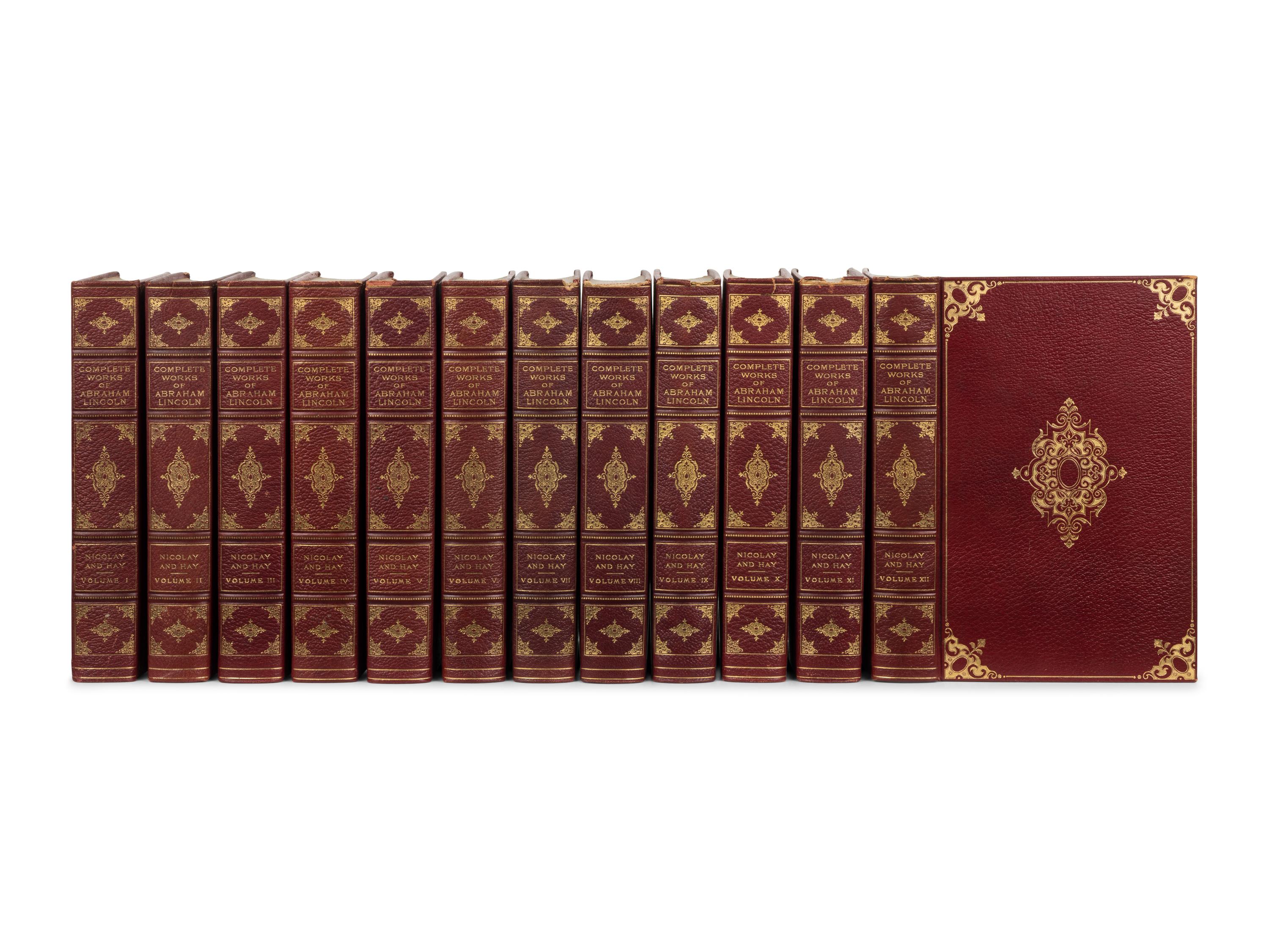 LINCOLN, Abraham (1809-1865). Complete Works...edited by John G. Nicolay and John Hay . New York: Francis D. Tandy Company, 1905.