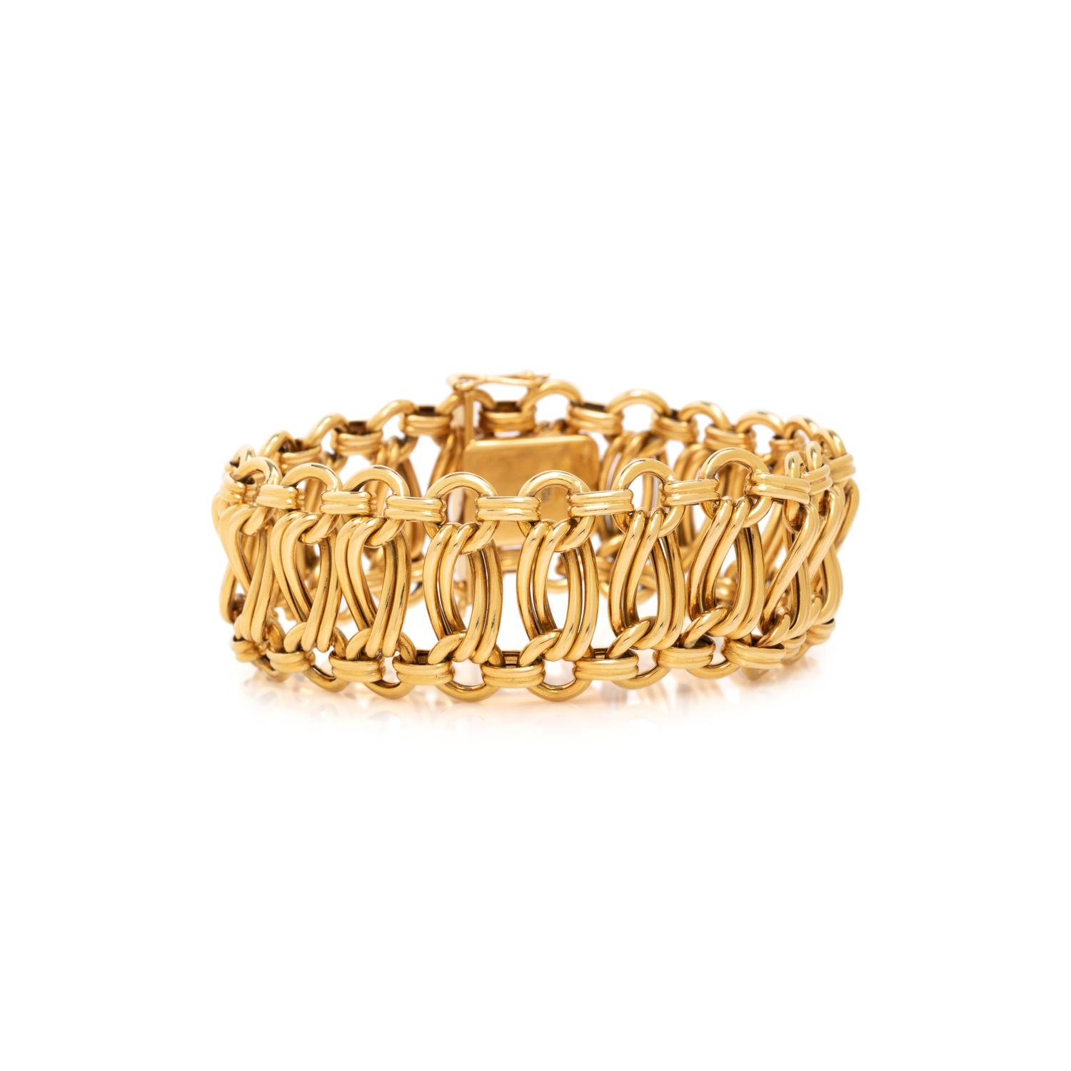 GUBELIN, YELLOW GOLD BRACELET