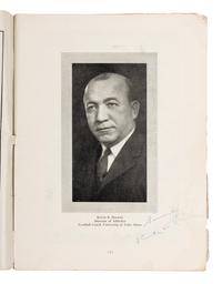 An Original 1930 Opening of Notre Dame Stadium Multi Signed Autograph Football Program Including Knute Rockne (Beckett Authentication Services BAS Letter),