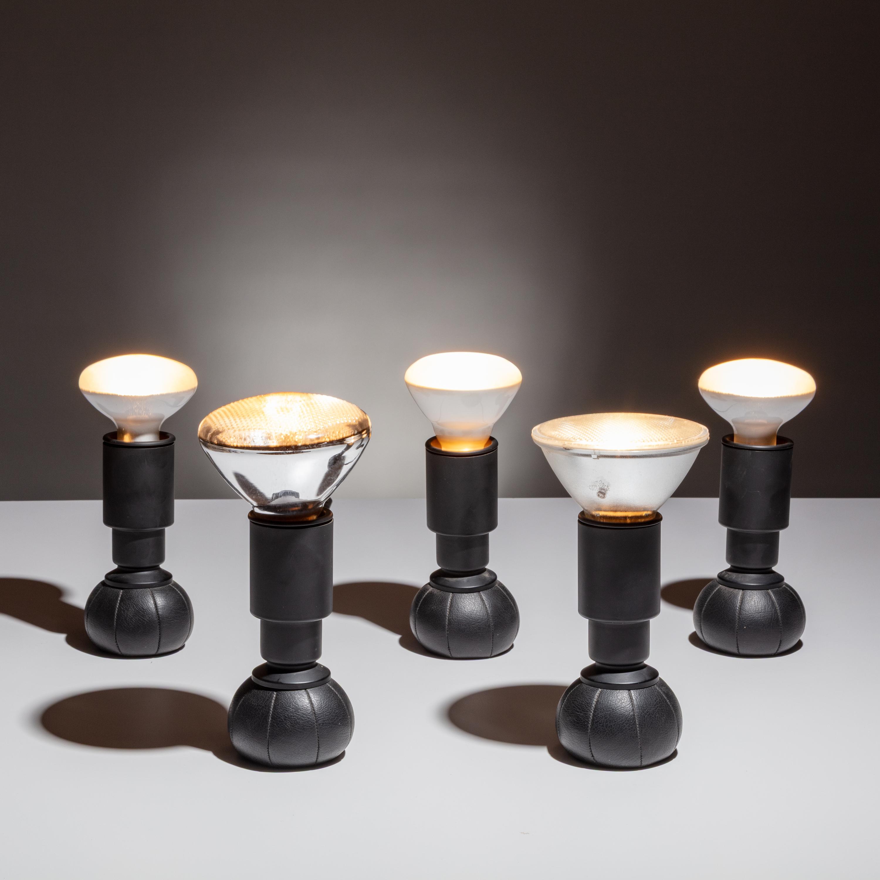 Gino Sarfatti (Italian, 1912–1985) — Flos Light System, group of five