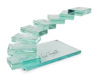 A Glass Works Studio Caviar Stand — 20TH CENTURY