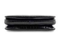 Judith Leiber Black Alligator Frame Shoulder Bag,