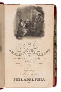 [Key, Francis Scott (1773-1843)]. "Defence of Fort M'Henry." In: The Analectic Magazine, Containing Selections from Foreign Reviews and Magazines... Volume IV . Washington Irving, editor. Philadelphia: Moses Thomas, 1814.