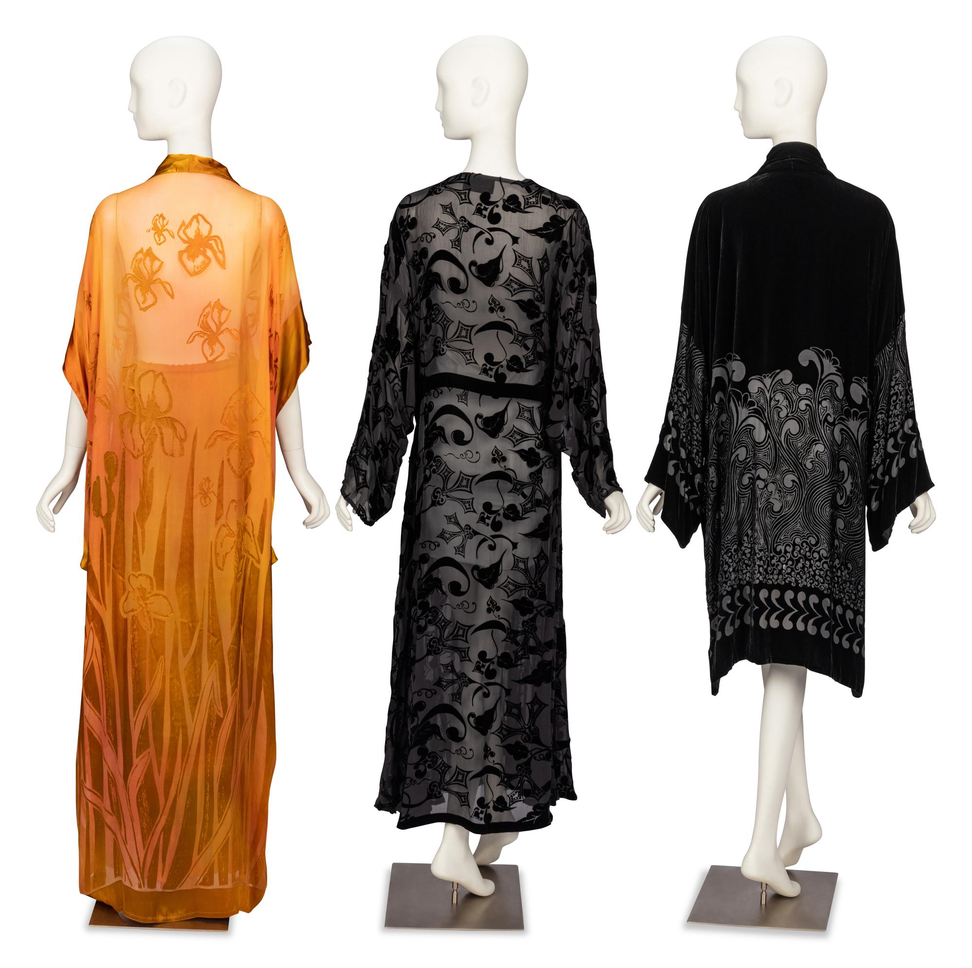 Charles & Patricia Lester, Three Devoré Toppers & One Silk Skirt