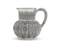 A Sterling Silver Water Pitcher in the Persian Taste, Tiffany & Co., New York, NY, Circa 1880