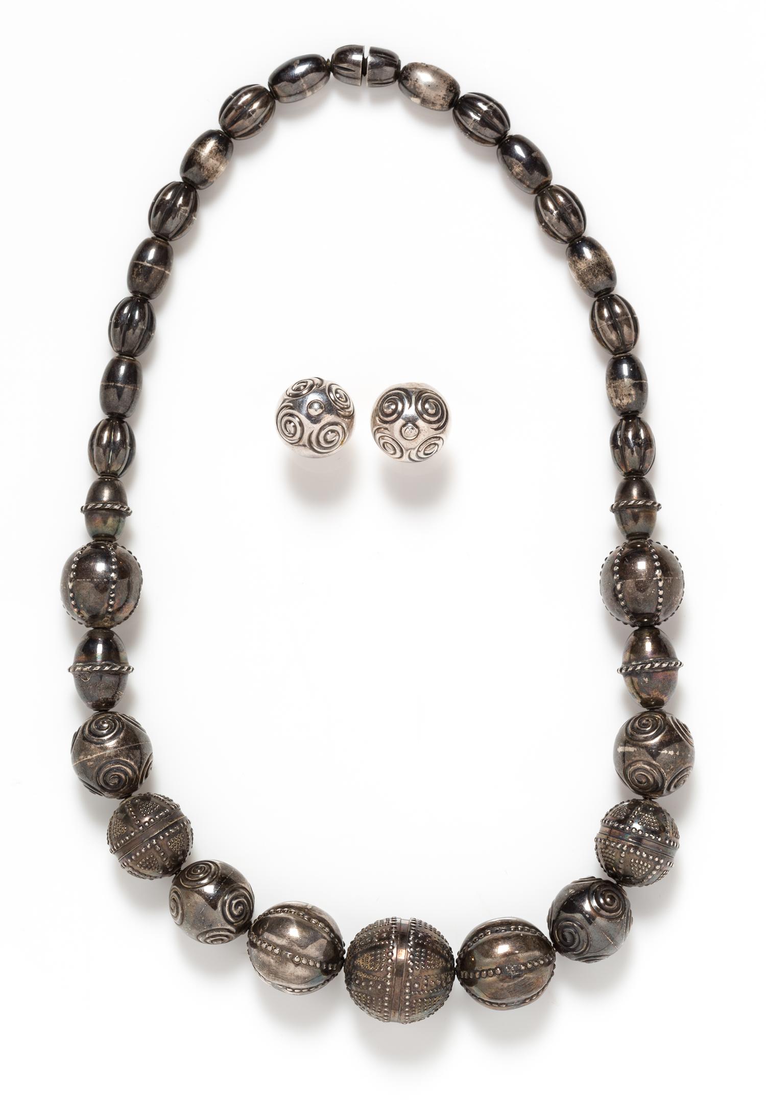 A Silver "Halikko" Demi Parure, Kalevala Koru, 69.80 dwts.