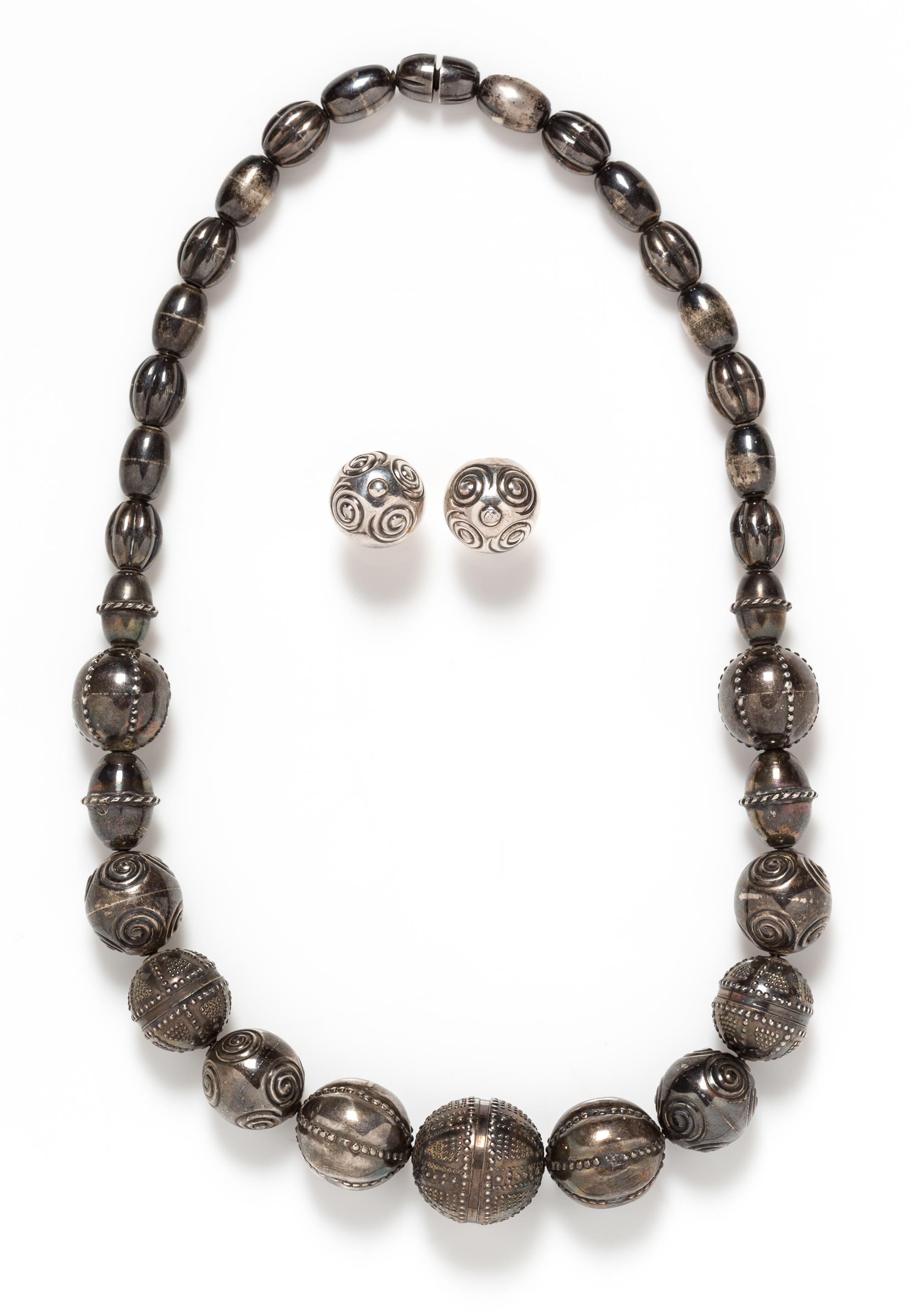 A Silver "Halikko" Demi Parure, Kalevala Koru, 69.80 dwts.