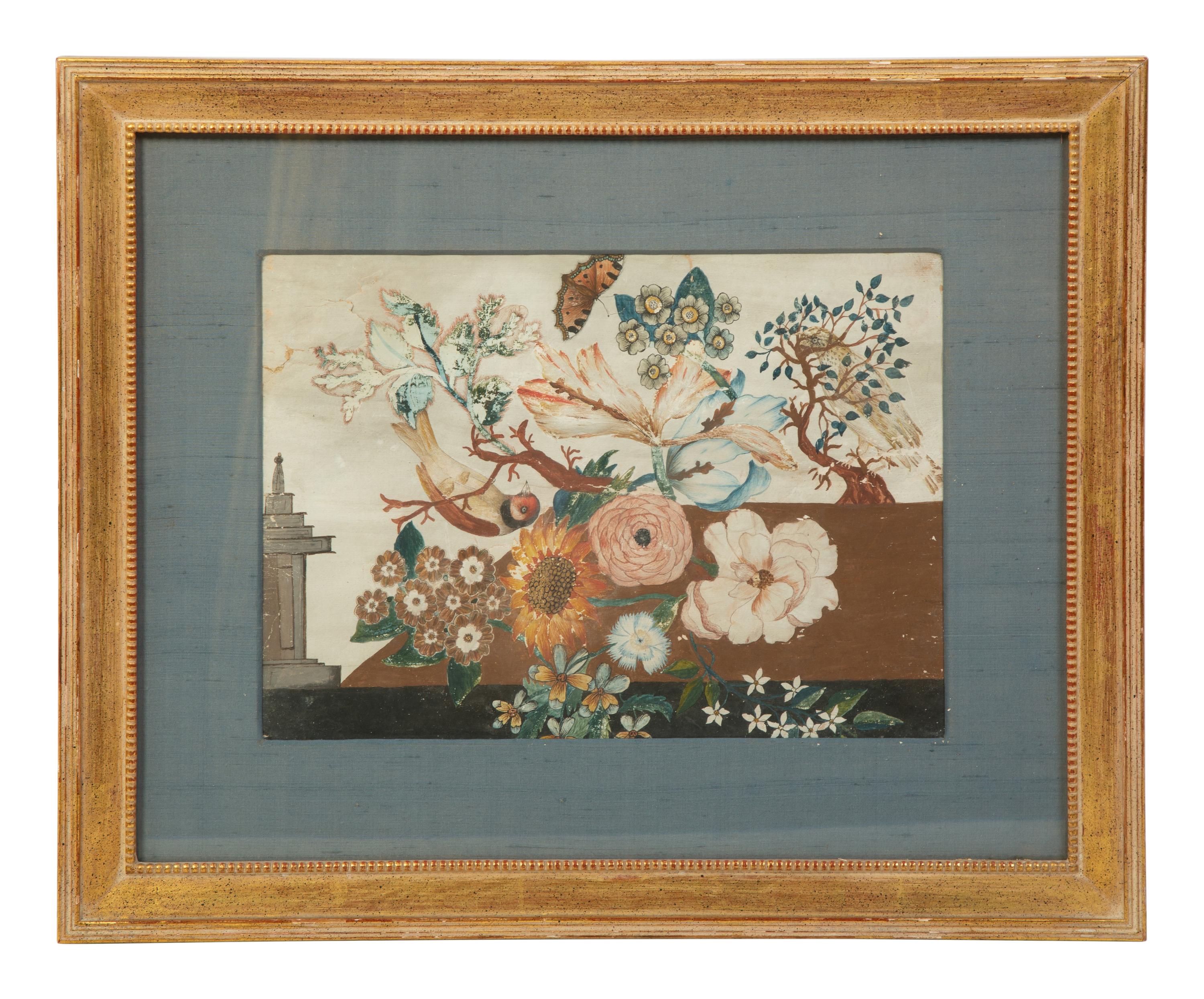 A Pair of French Watercolors — 18TH/19TH CENTURY