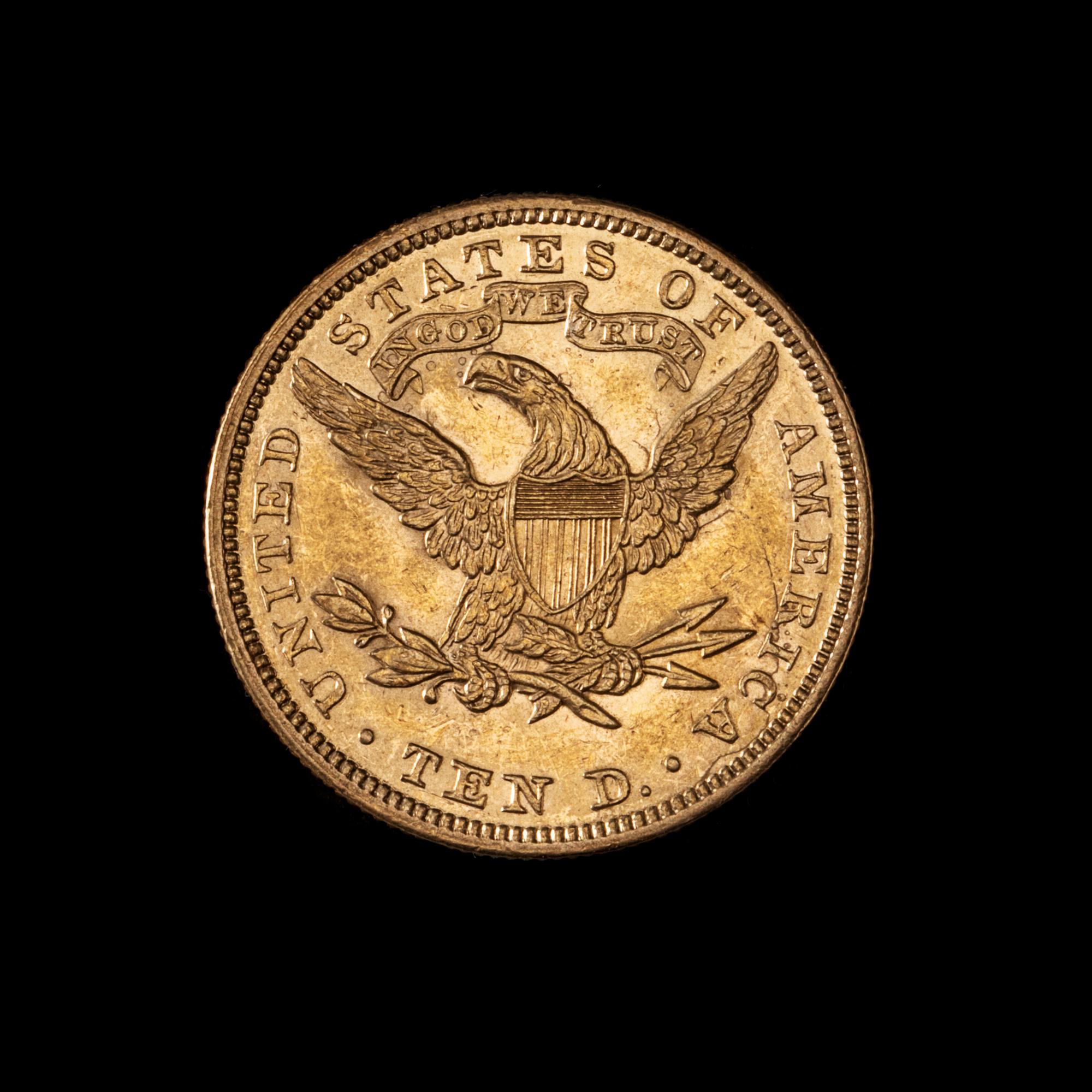 A United States 1907 Liberty Head $10 Gold Coin