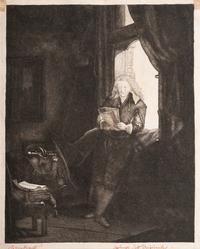A group of three prints after Rembrandt