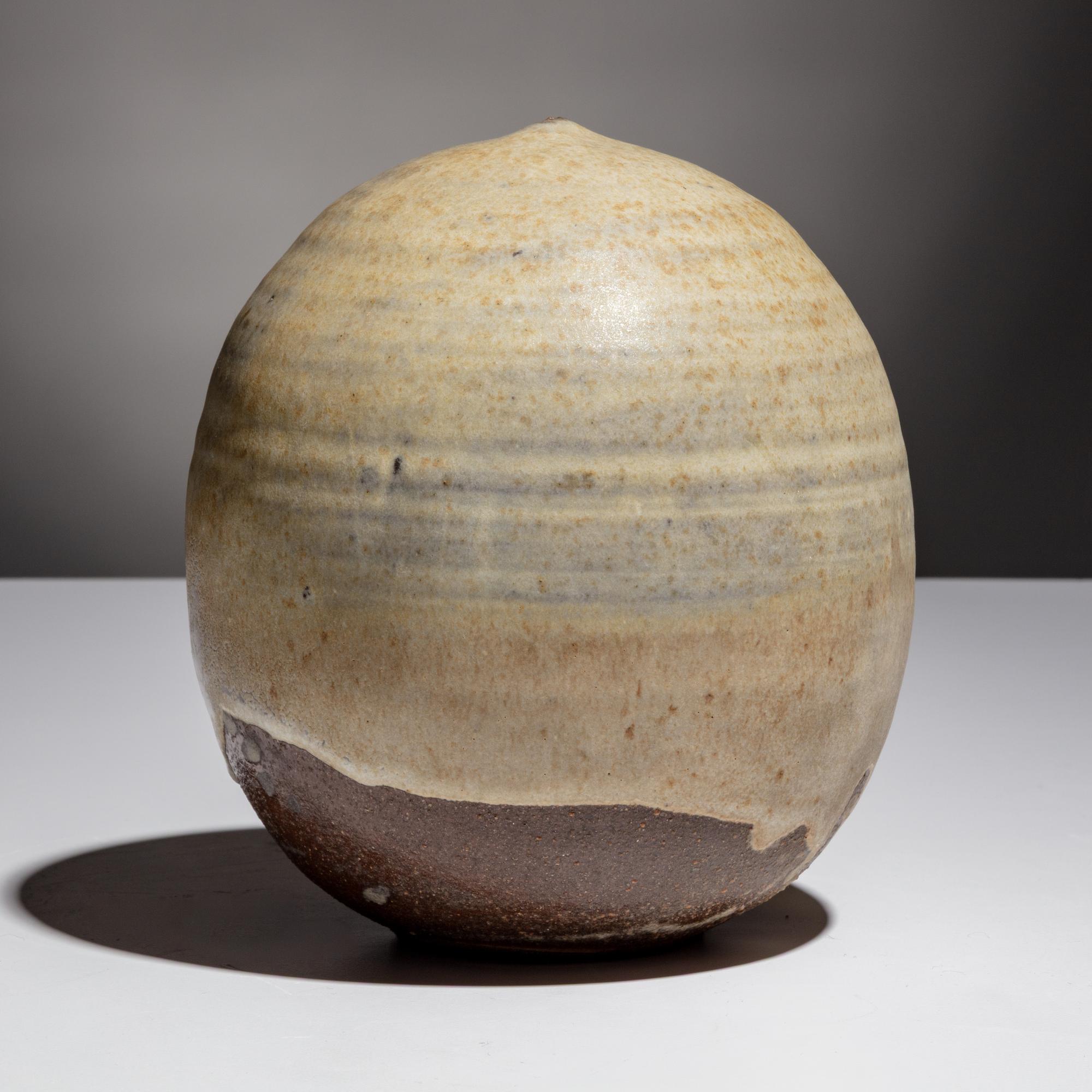 Toshiko Takaezu (American, 1922–2011) — Closed Form with Rattle