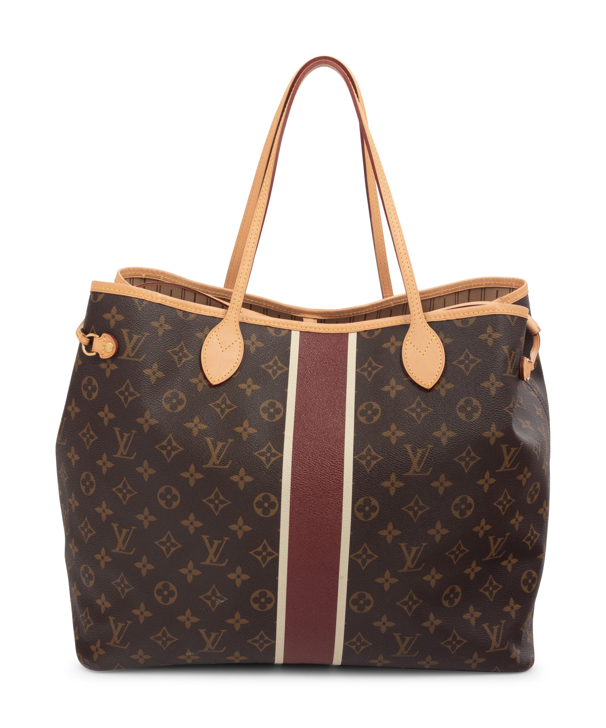 Louis Vuitton Monogram Neverfull Tote Bag and Wristlet, 2015