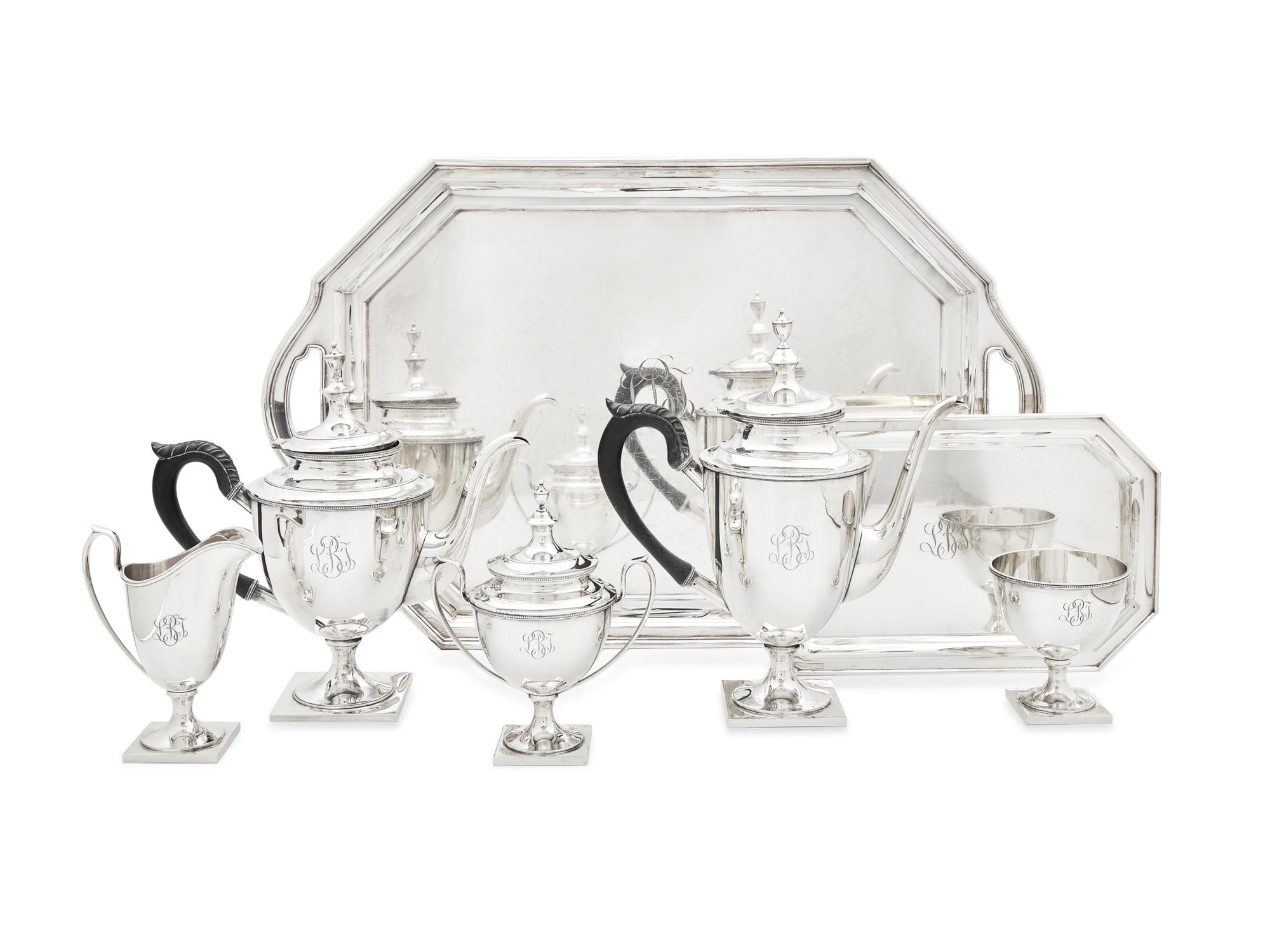 An American Silver Five-Piece Tea and Coffee Service