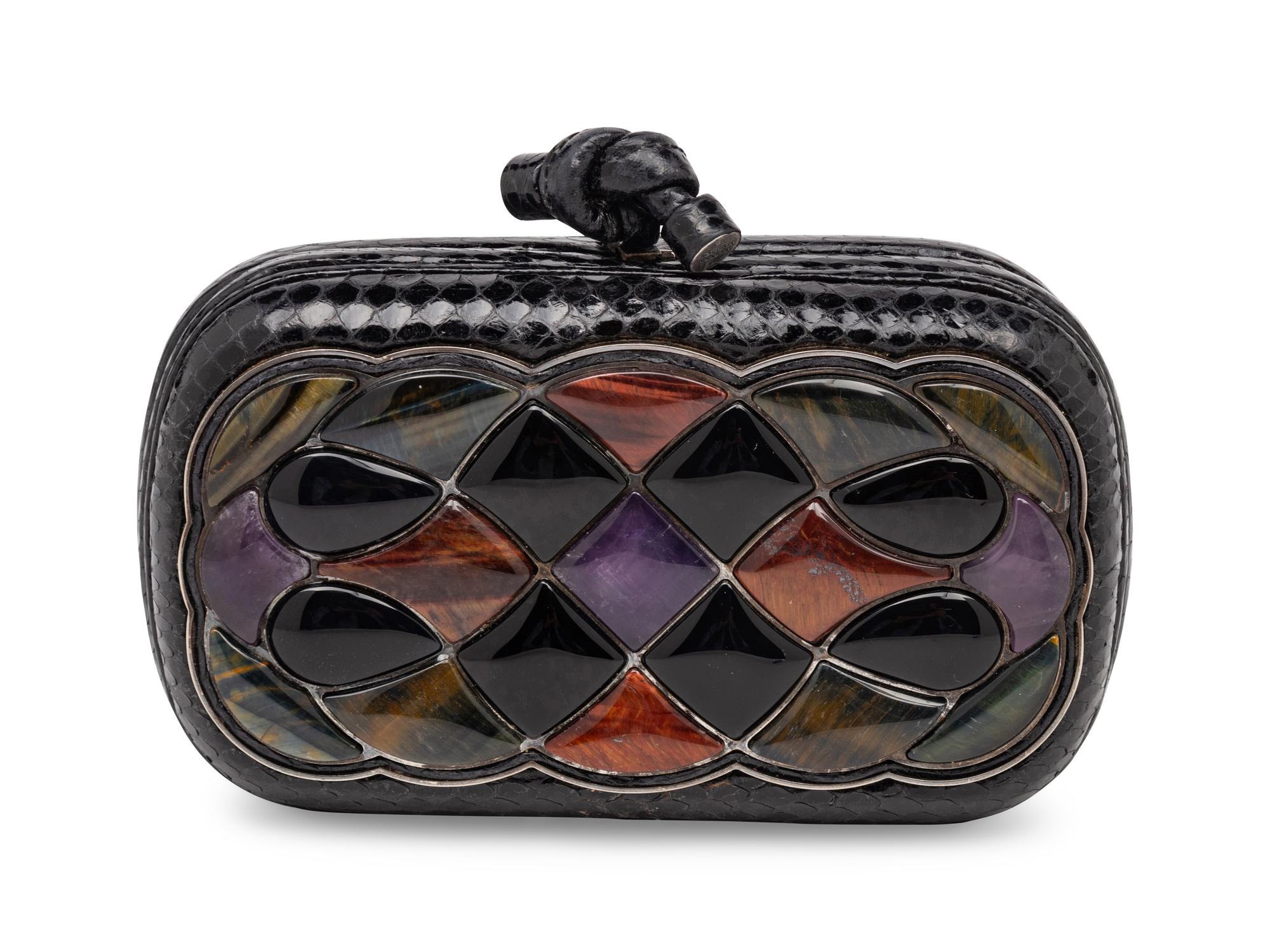 Bottega Veneta, Multi Stone Knot Clutch