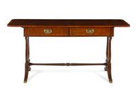 A Regency Style Mahogany Sofa Table — BAKER