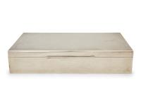 An American Silver Cigar Box