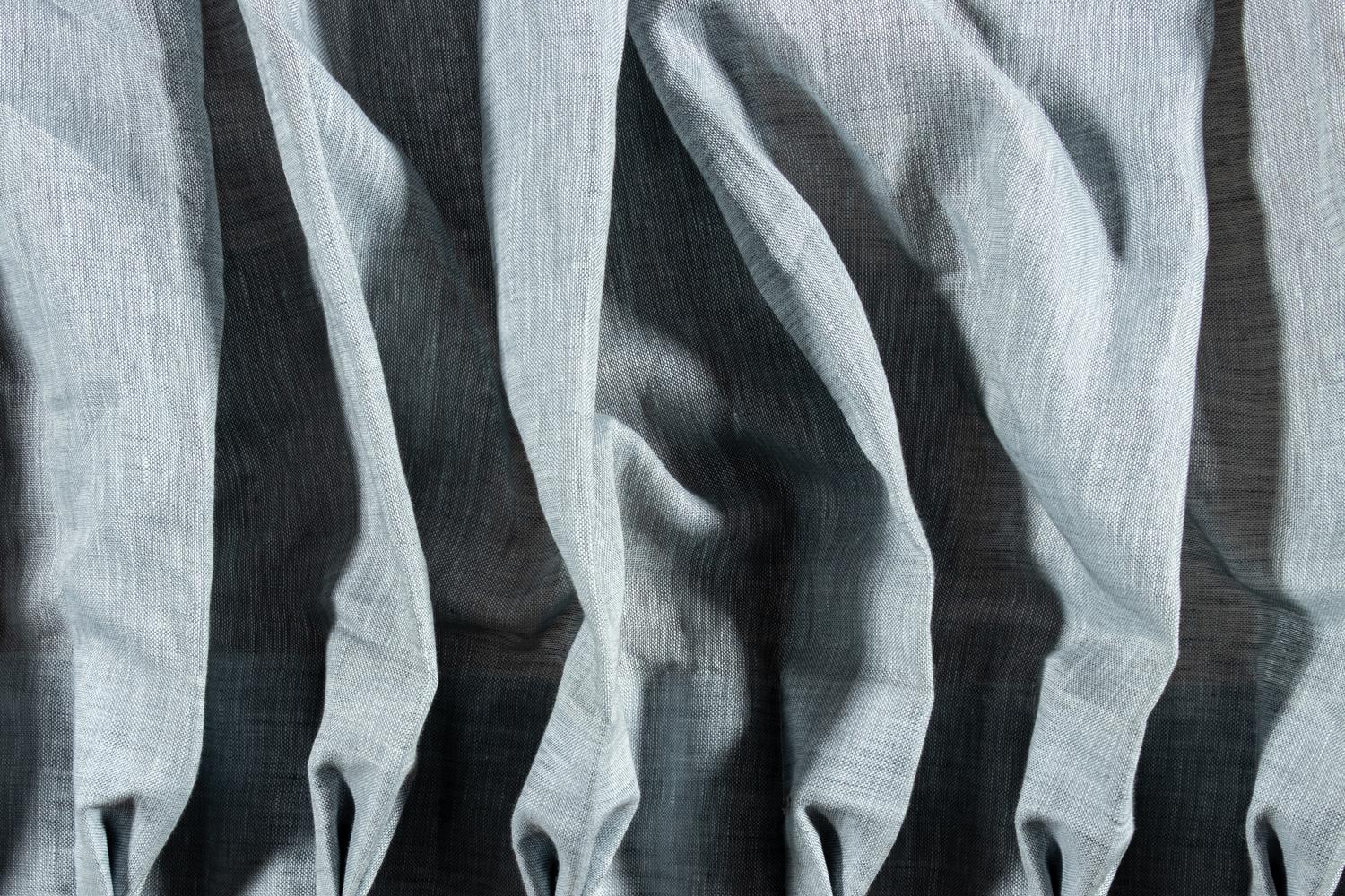 Six Linen Drapery Panels