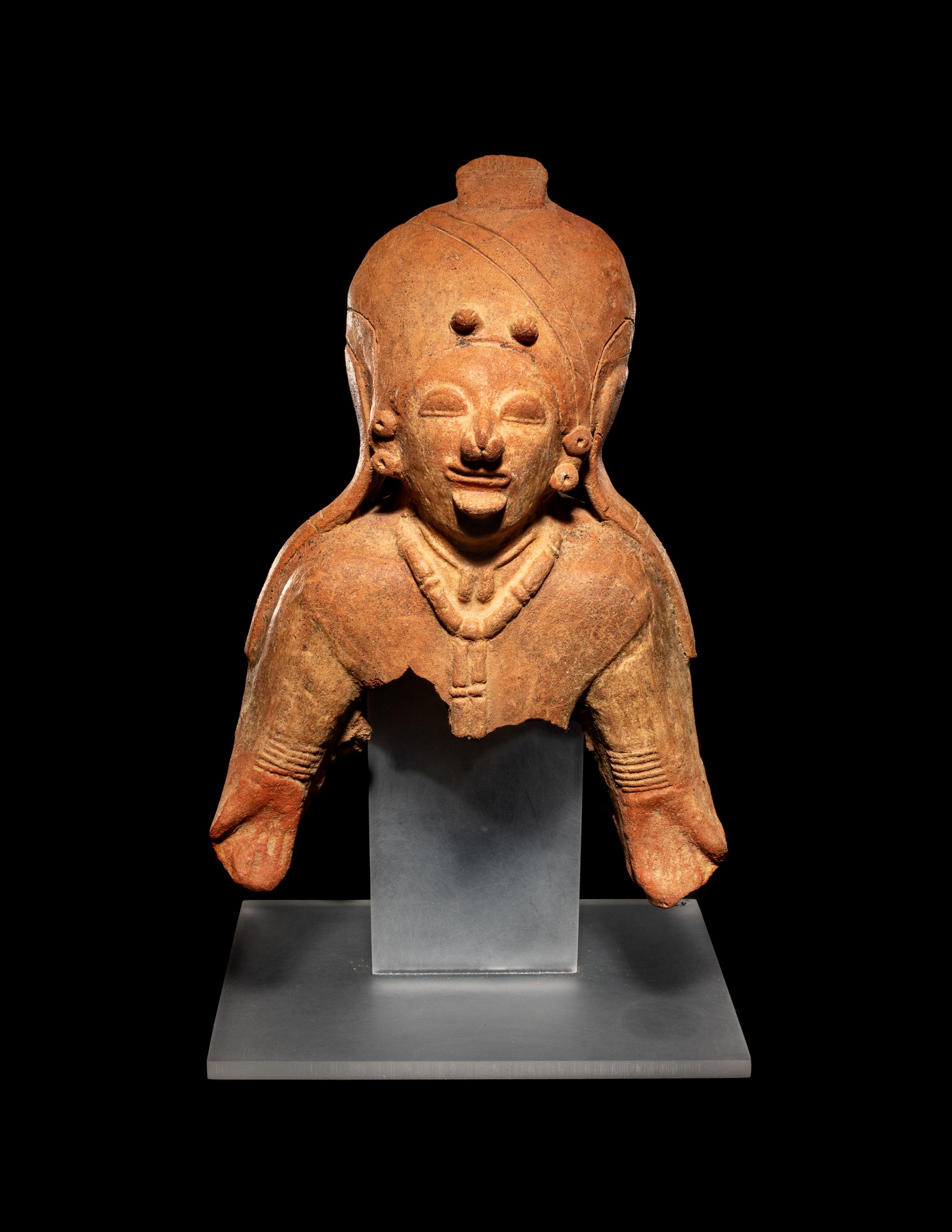 A Jama Coaque Pottery Figure Fragment
