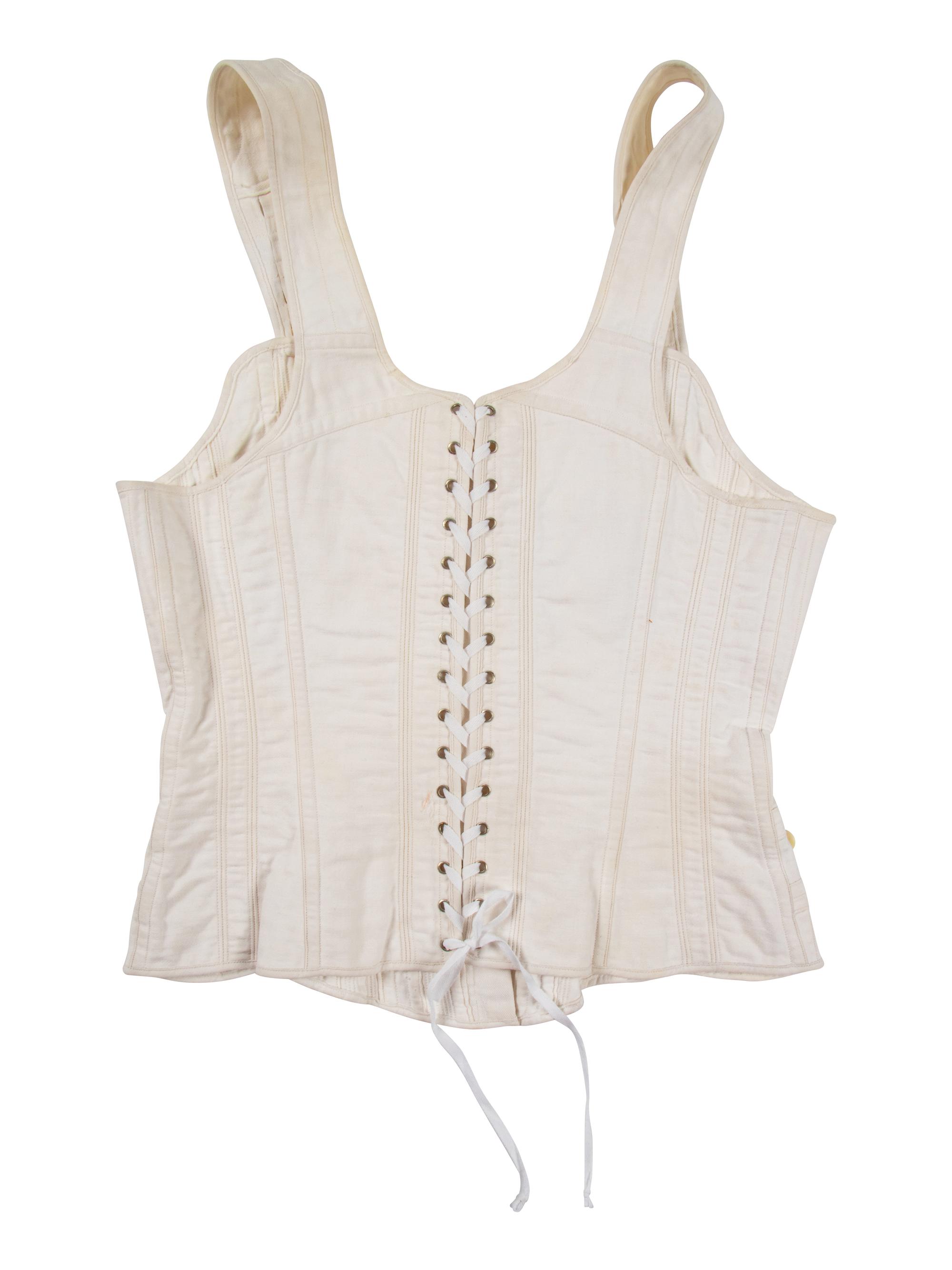 Five Women's and Children's Corsets with Related Documentation, and One Corset Cover, 1880s-1900