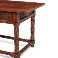A Spanish Renaissance Style Walnut Library Table