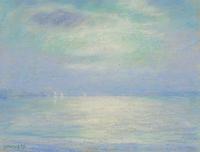 Francesco Spicuzza, (American, 1883-1962), Three Ships: Faith, Hope and Charity