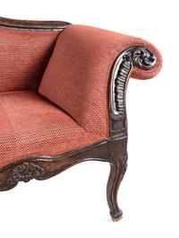 A Pair of Italian Rococo Walnut Settees