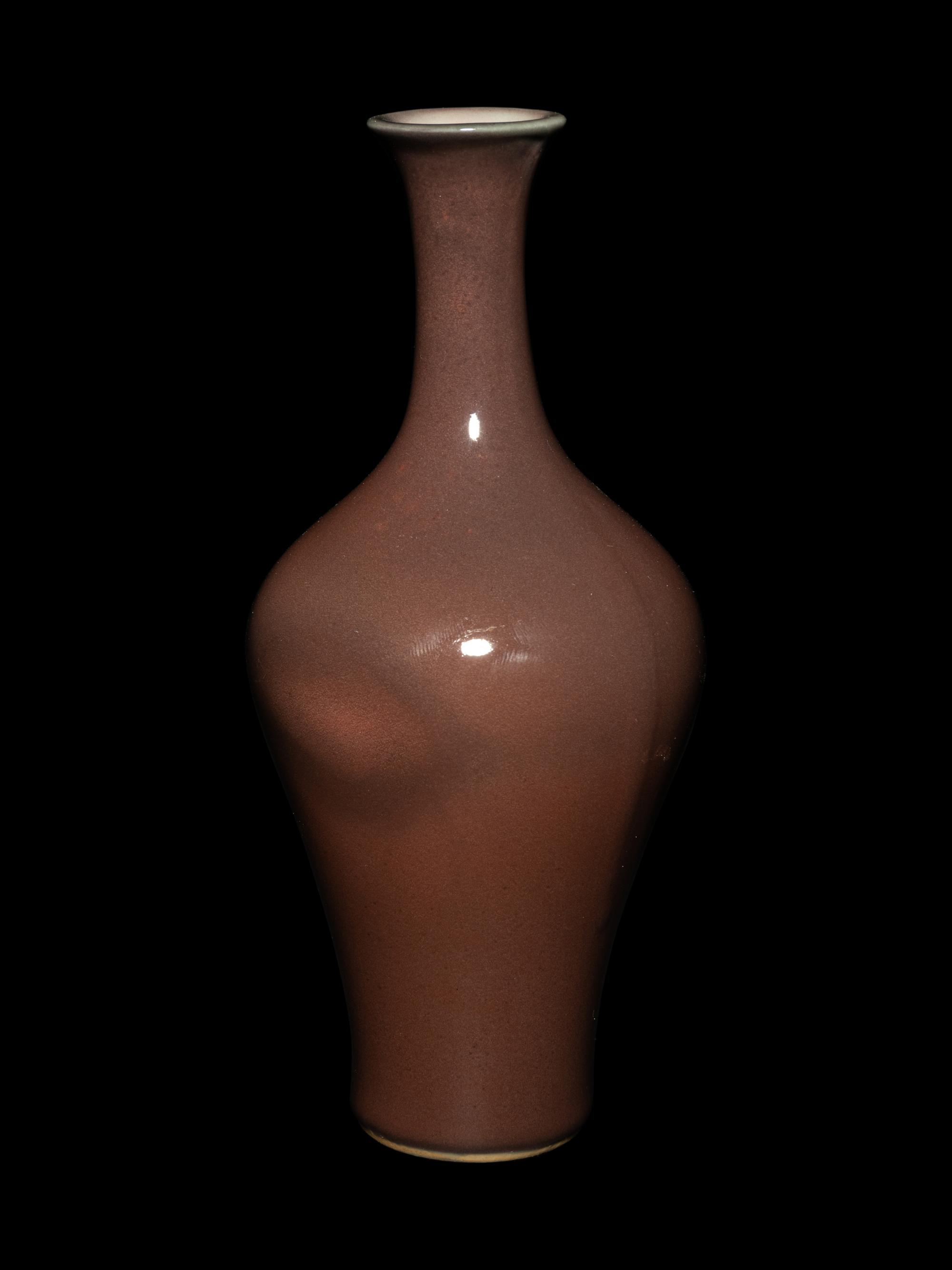 A Sang-de-Boeuf Porcelain Bottle Vase