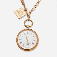 A 14K Yellow Gold Pocket Watch