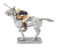 An English Chromed Metal and Enamel Painted Hood Ornament Height 5 inches. — 20TH CENTURY