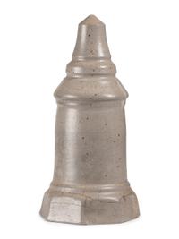 A Cobalt Decorated Stoneware Grave Marker