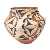 Acoma Polychrome Pottery Jar