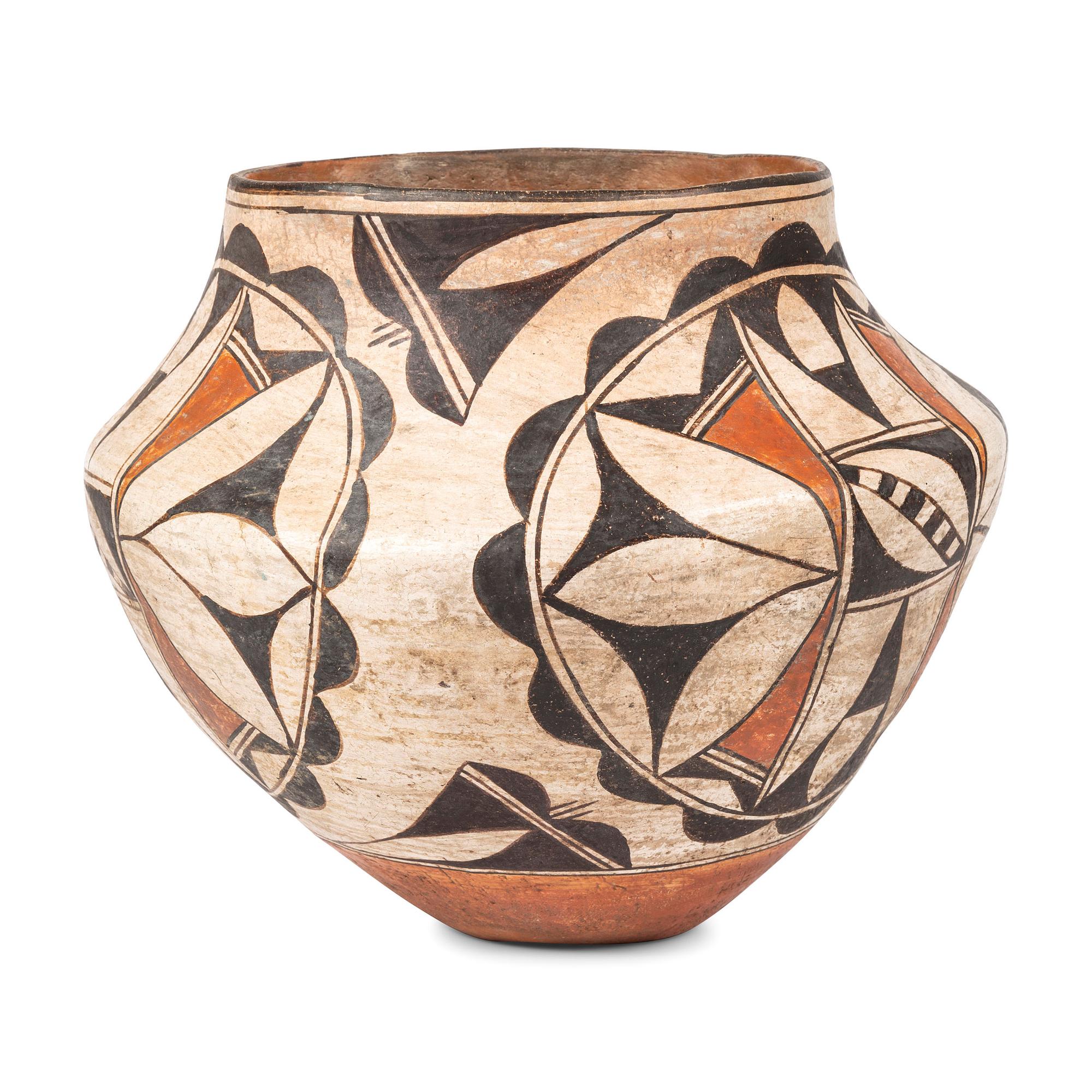 Acoma Polychrome Pottery Jar