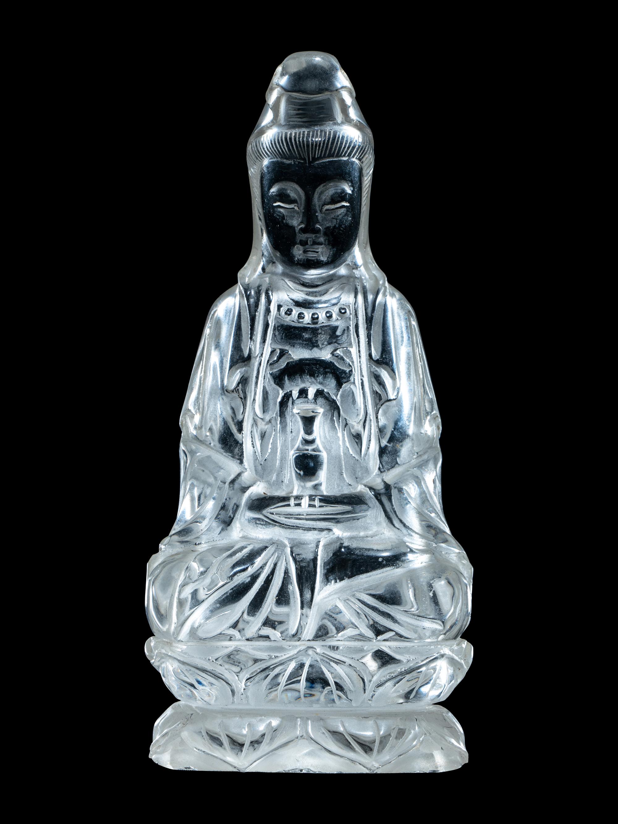 Two Chinese Figures of Guanyin
