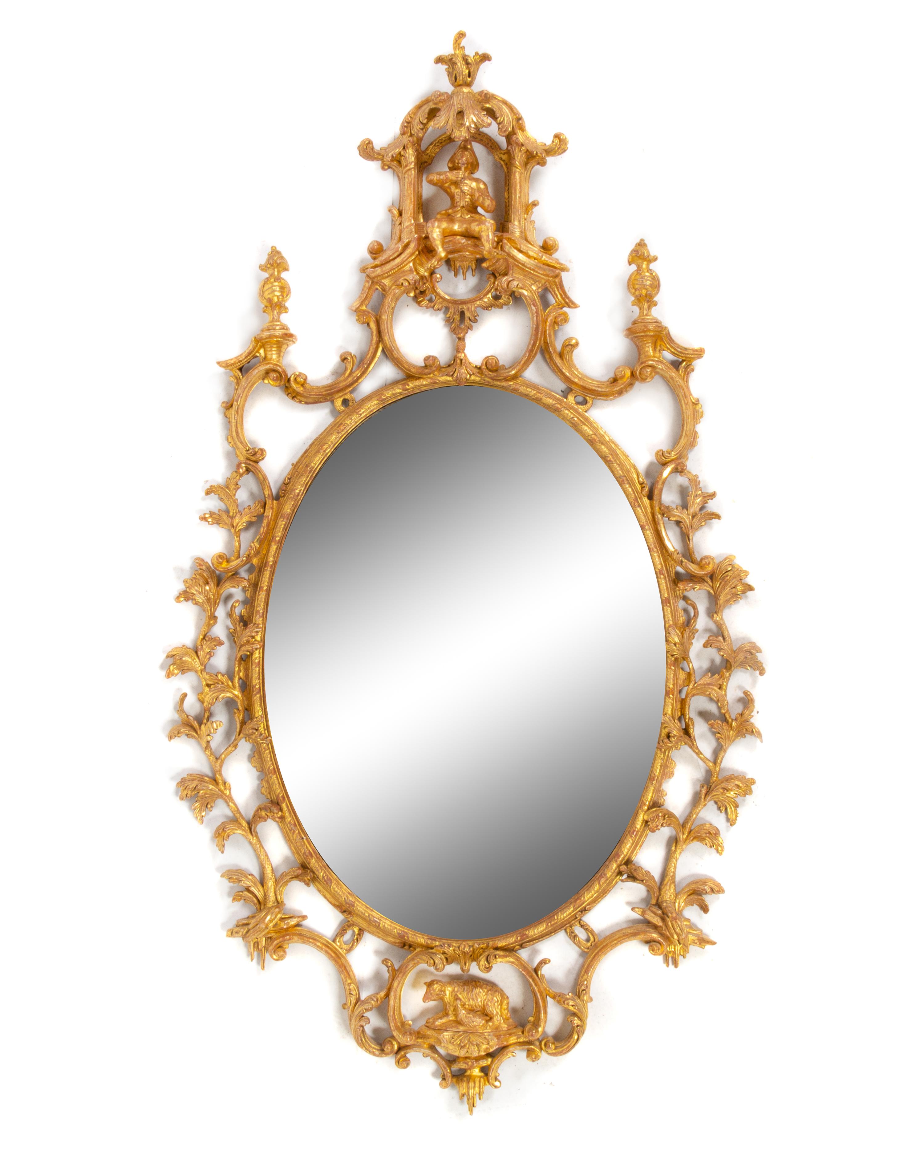 A George III Giltwood Mirror