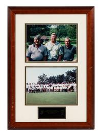 A Group of Eight Decorative Pieces Depicting Golfers and Courses Formerly Displayed at Mike Ditka’s Restaurant