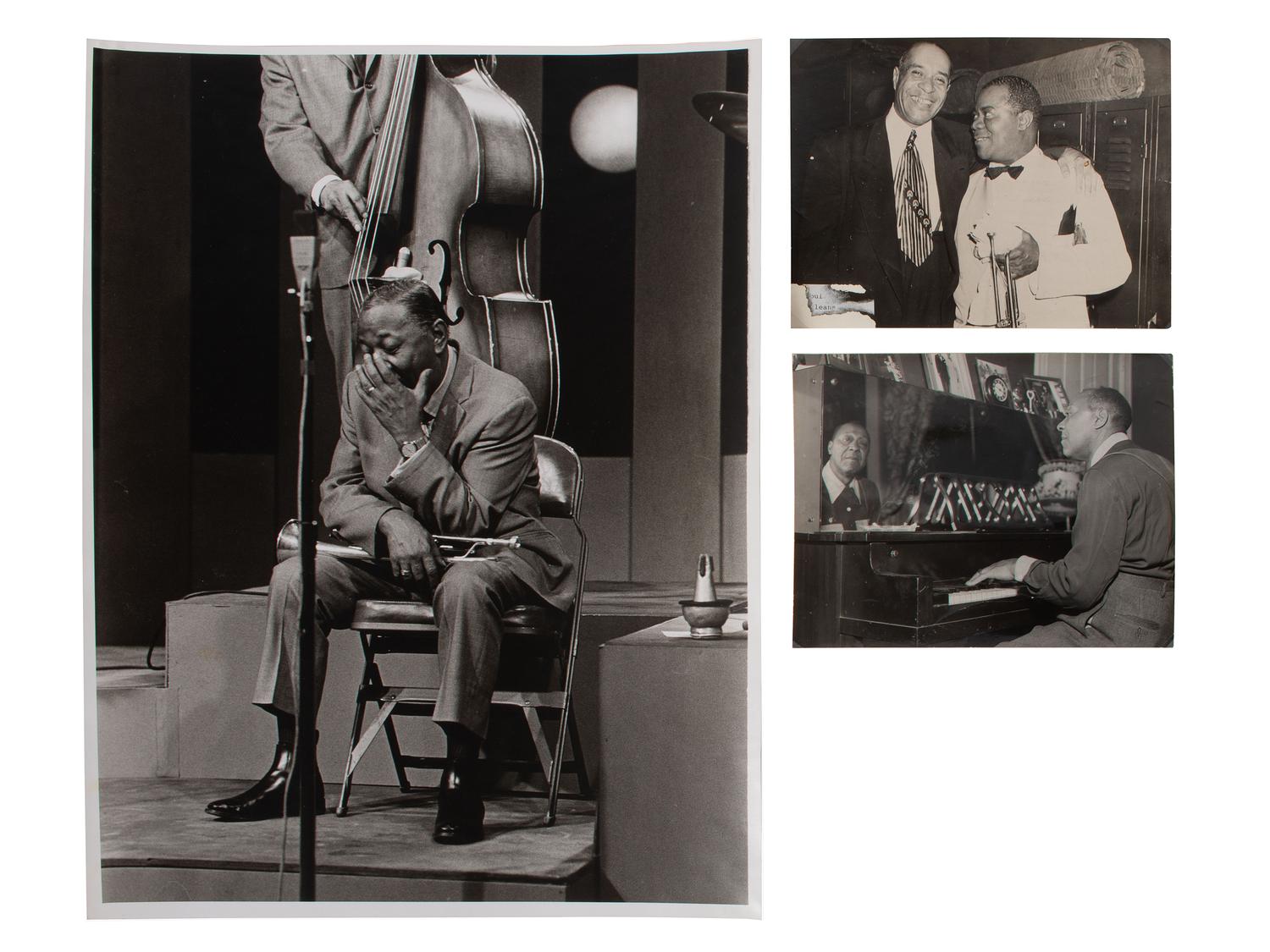 [PHOTOG.] DEMLINGER, Sandor. Images of African American life and musicians, incl. Louis Armstrong.