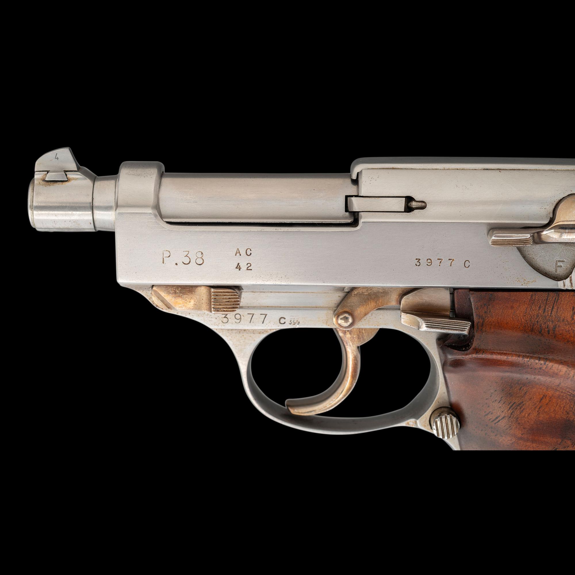 *John Martz Custom Baby P.38 Pistol with Combination Display & Accessories Storage Stand