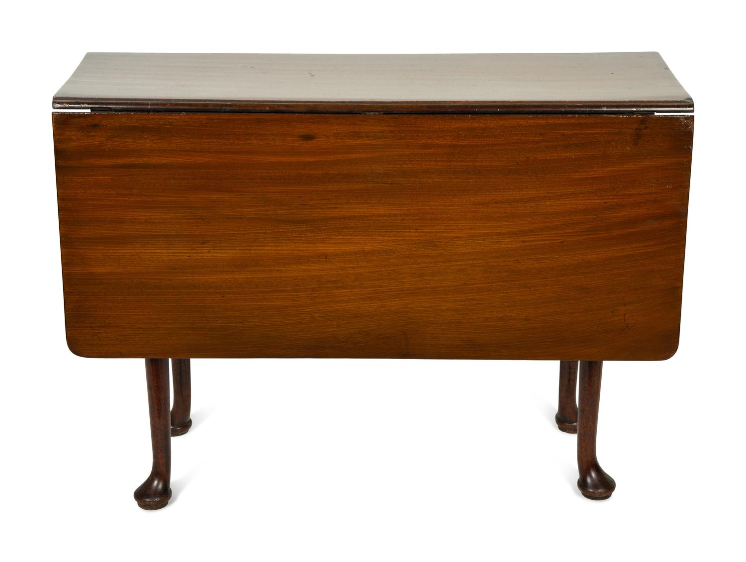 A Queen Anne Mahogany Drop-Leaf Table