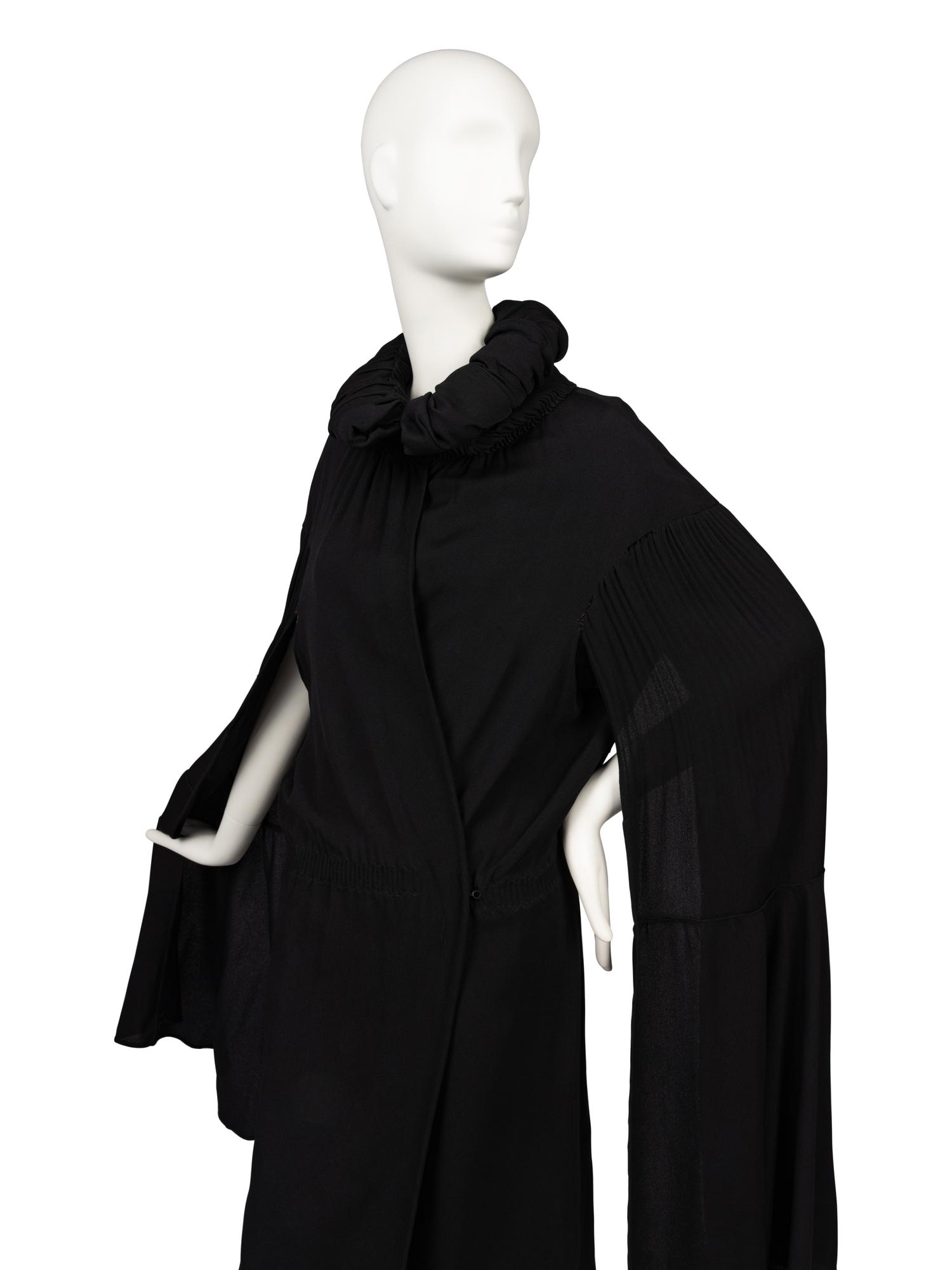 Three Flapper Items: Two Dresses, One Cape, 1920-30s