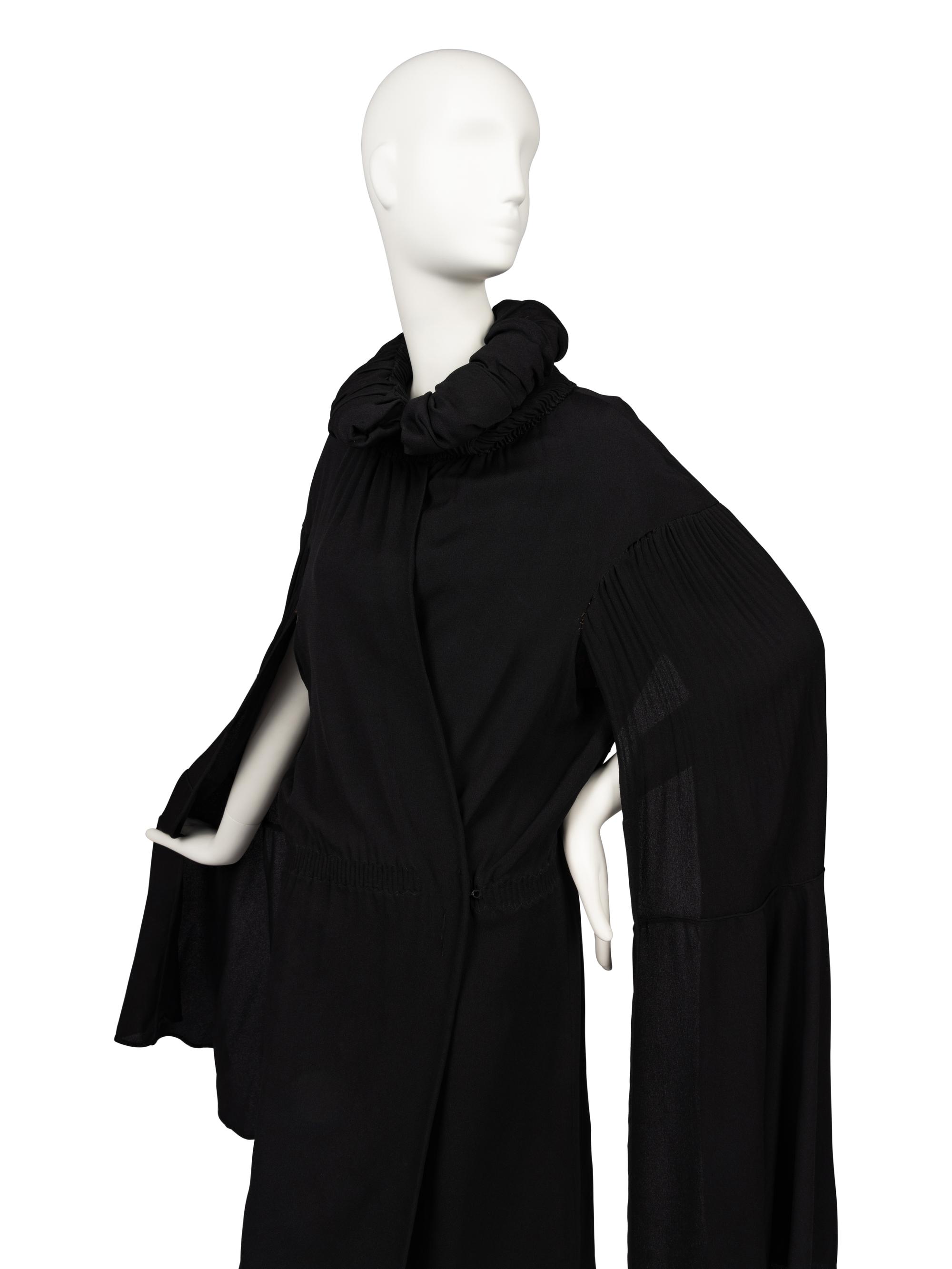 Three Flapper Items: Two Dresses, One Cape, 1920-30s