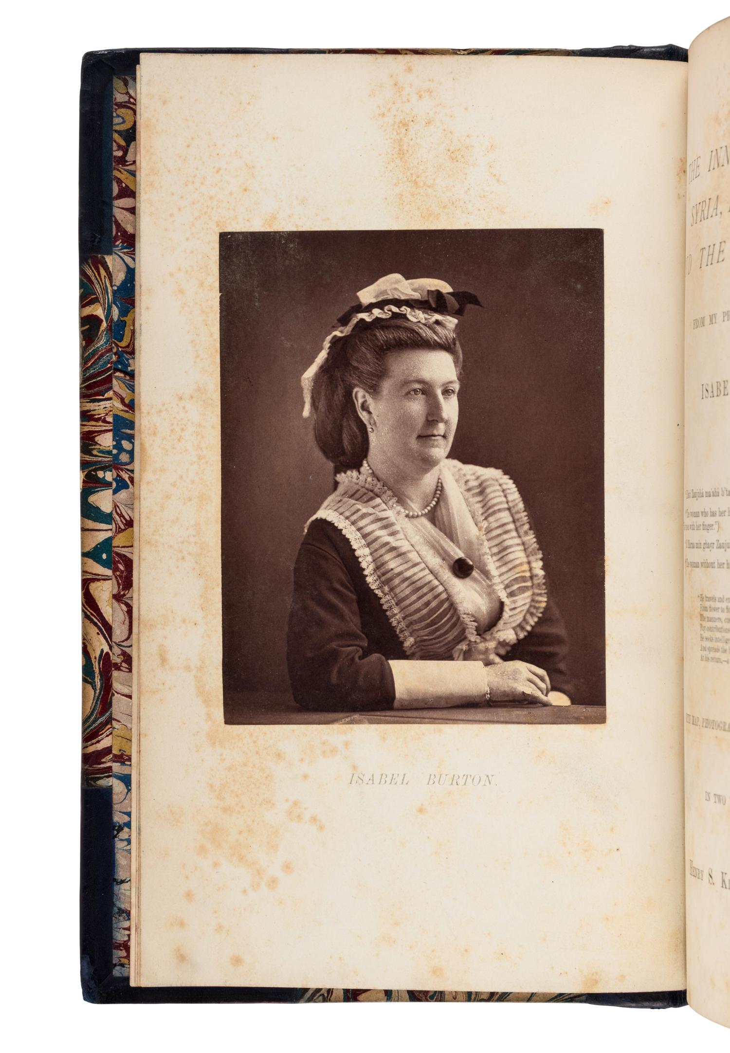 BURTON, Isabel, Lady (1831-1896). A group of 3 works, comprising: