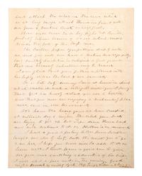 [CIVIL WAR - NAVY]. FOOTE, Andrew H. (1806-1863). Autograph letter signed (“AHF”), as Flag Officer, to his wife. US Flag Steamer Benton , "Off Island No. 10," 29 March 1862.