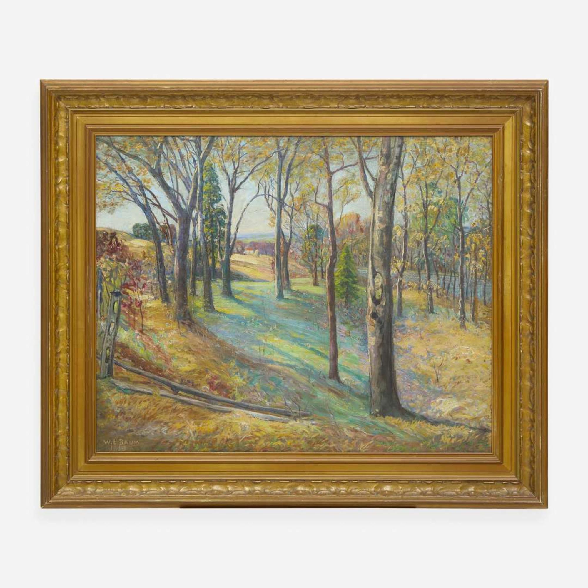 Walter Emerson Baum (American, 1884-1956) Autumn on Clymer Avenue (Sellersville)