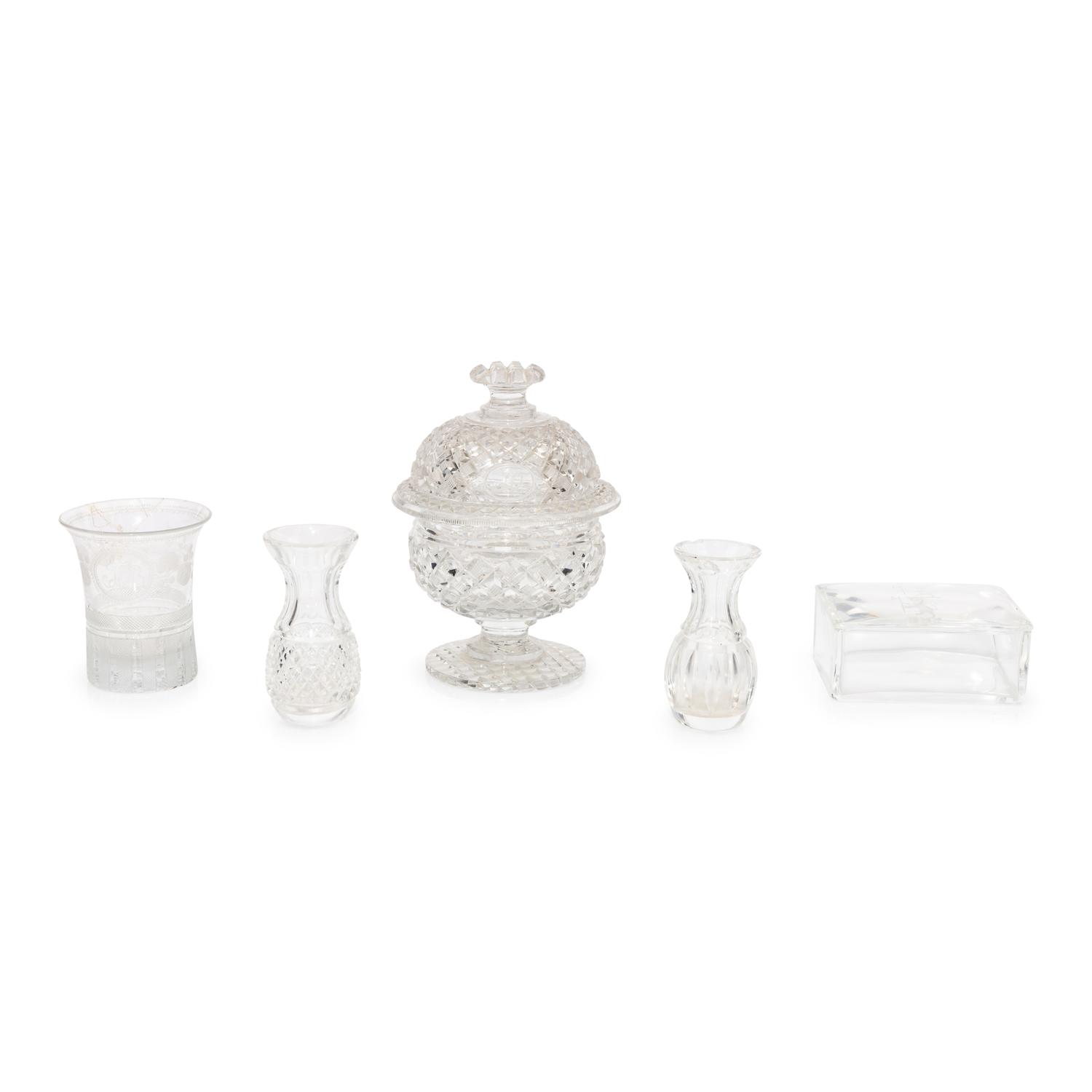 Ten Cut Glass Table Articles