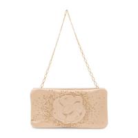 Chanel, Satin Diamante Camellia Bag