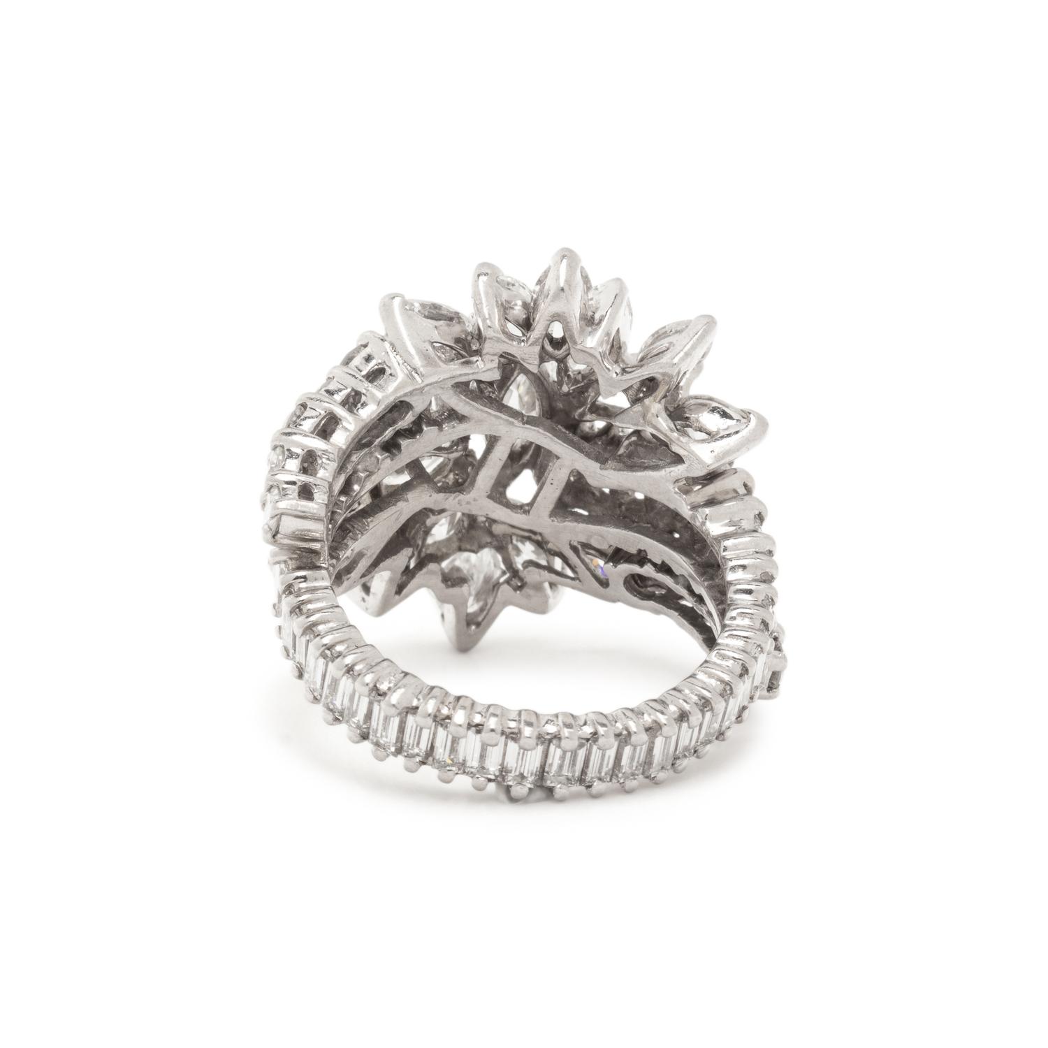 PLATINUM AND DIAMOND RING