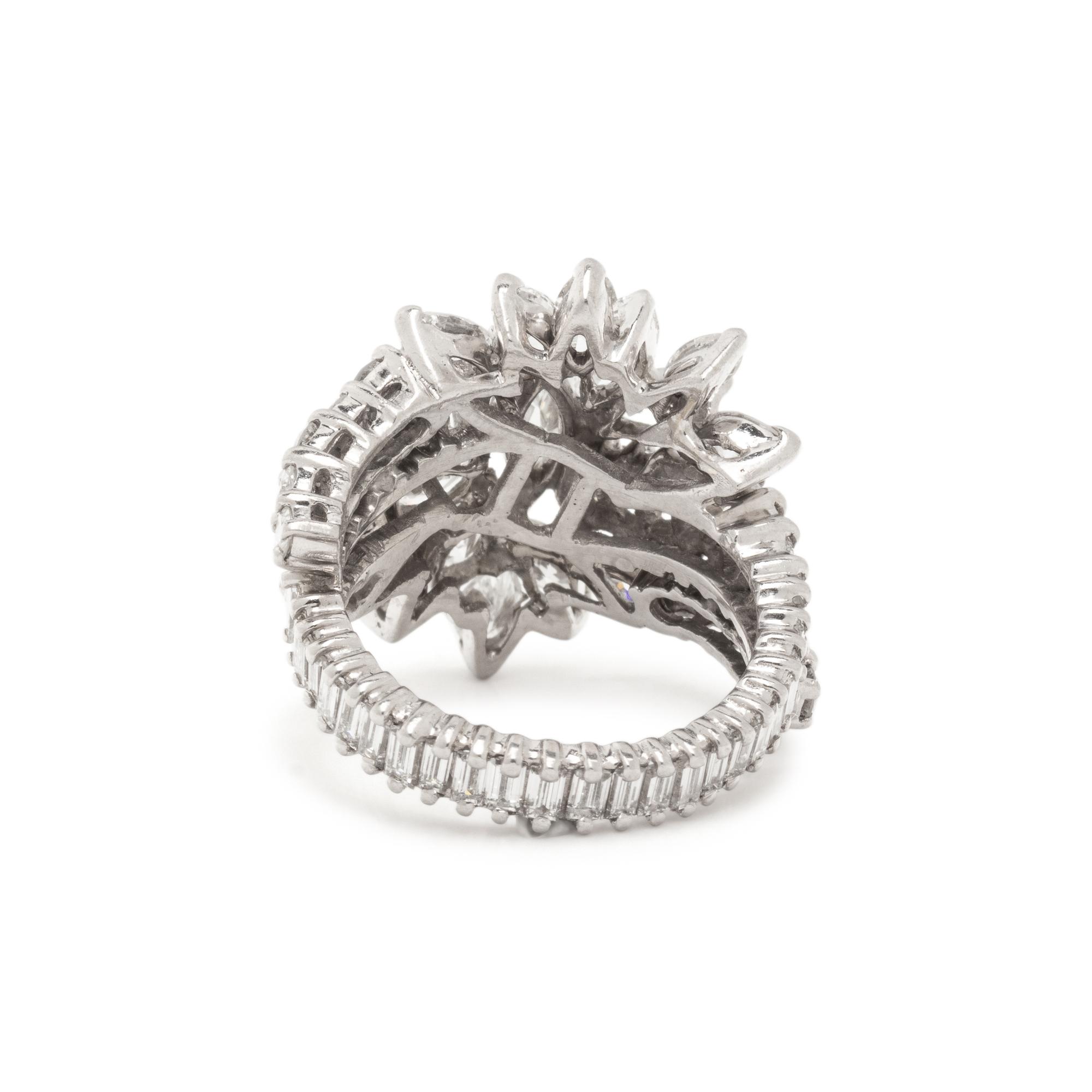 PLATINUM AND DIAMOND RING